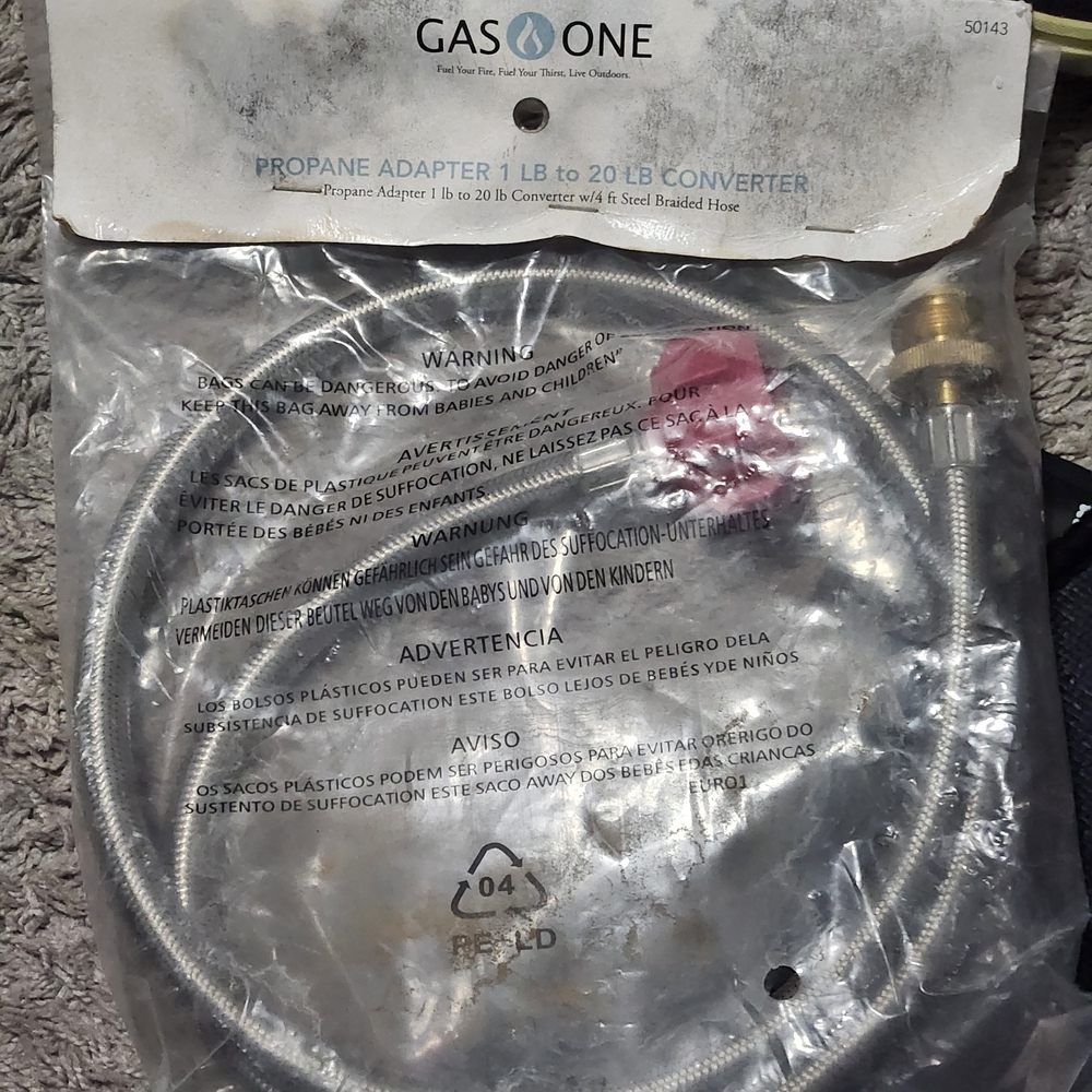 Silver Propane Adapter